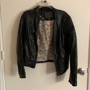 Vegan leather jacket